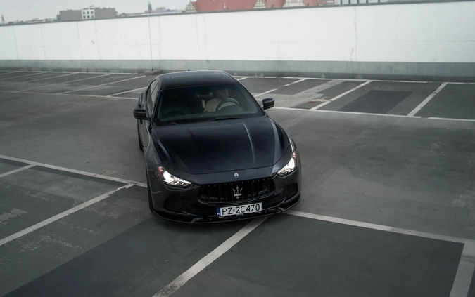 Maserati Ghibli cena 132000 przebieg: 61000, rok produkcji 2014 z Oborniki małe 667